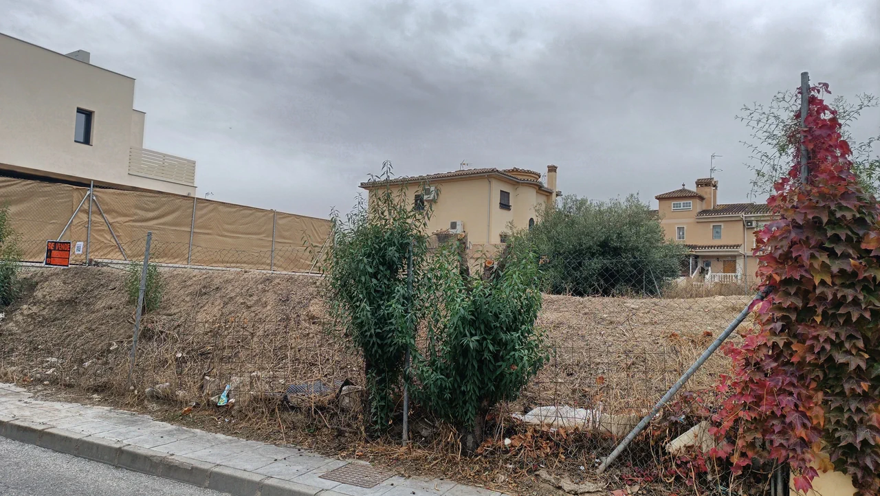Vista del solar desde la calle Las Cañas