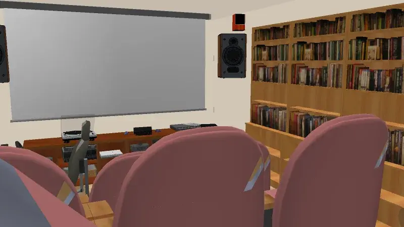 Home cinema de nueve butacas