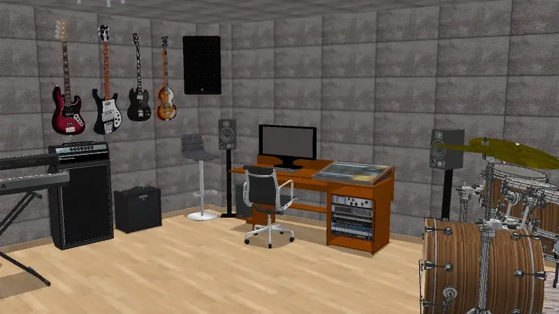 Habitación para hacer música o cualquier otro hobby