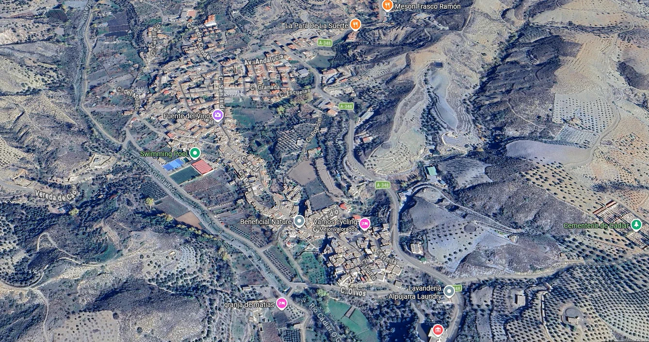 Cádiar en Google Maps