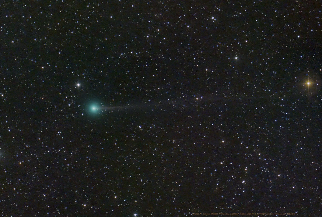 Una nueva joya celeste ha entrado en escena y tiene intrigados a los astrónomos y a los aficionados a la astrofotografía. El cometa C/2023 P1, apodado Nishimura en honor a su descubridor Hideo Nishimura, ha emergido como una estrella en ascenso en el firmamento.