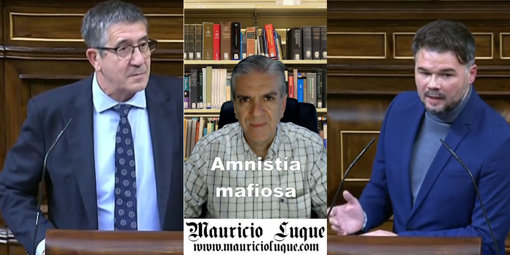 El PSOE empieza a comportarse abiertamente como un grupo mafioso. La ley de amnistía es el primer paso; después empezará la persecución a los que levantan la voz. ¿Quién será el juez Falcone para el PSOE?
