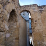 Zona de la Puerta de la Estrella en la muralla por donde se supone que se produjo la ritura que permitió la toma de la Alcazaba por el cristiano Infante Don Fernando