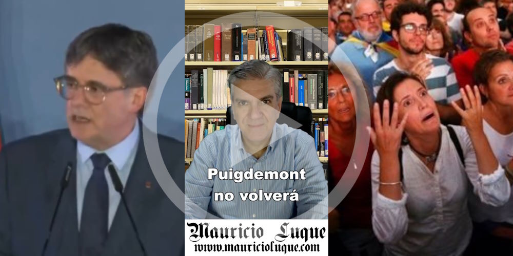 Puigdemont no volverá