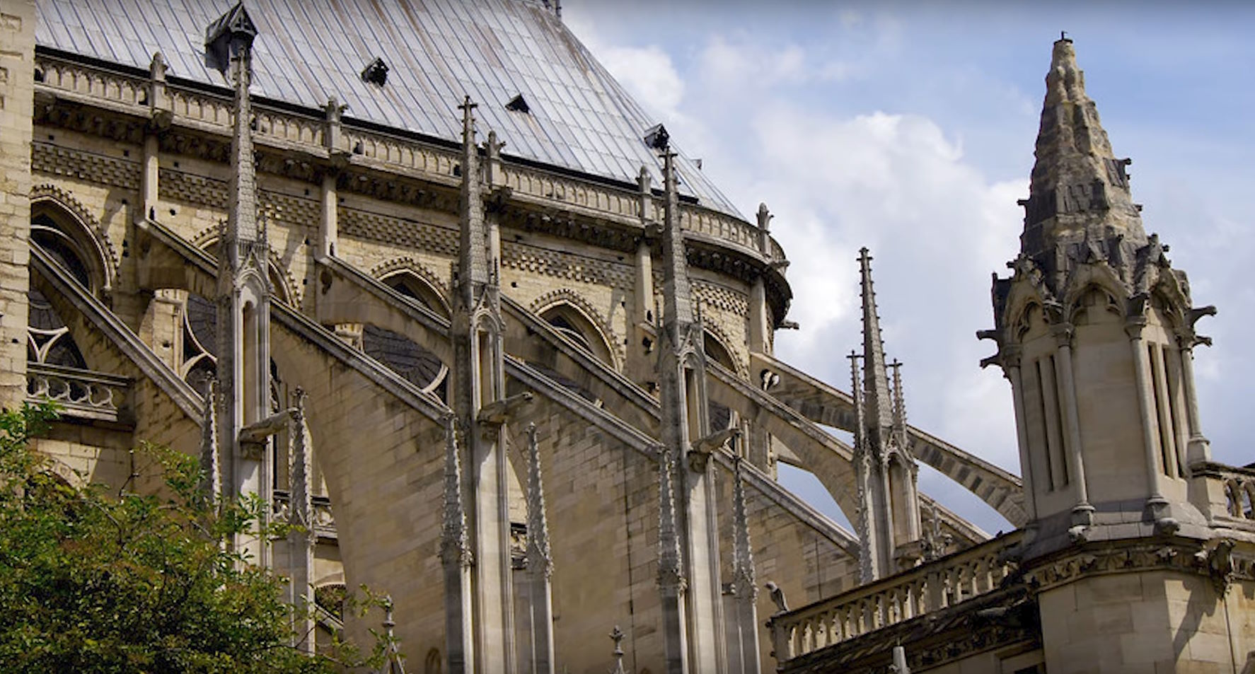 Arbotantes en Notre Dame de Paris