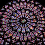 Vidriera en Notre Dame de Paris
