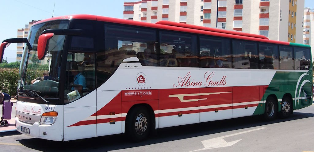 Autobús de la compañía Alsina Graells Sur SA (Fotografía de Gerardo A.R.)