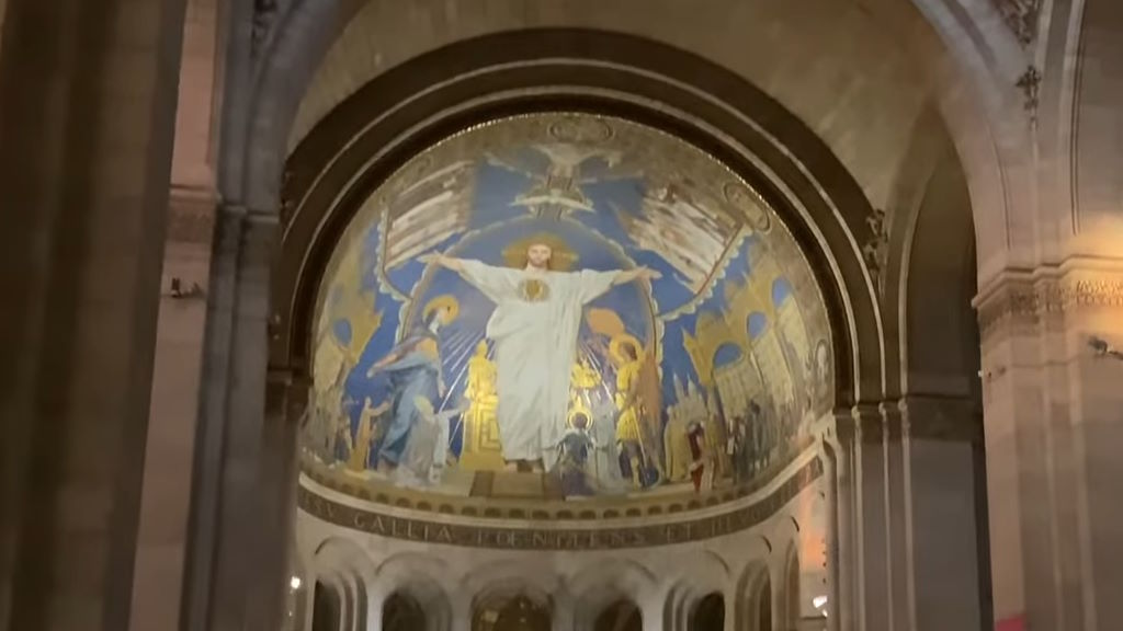 París - El Sacré Coeur - Mosaico del ábside