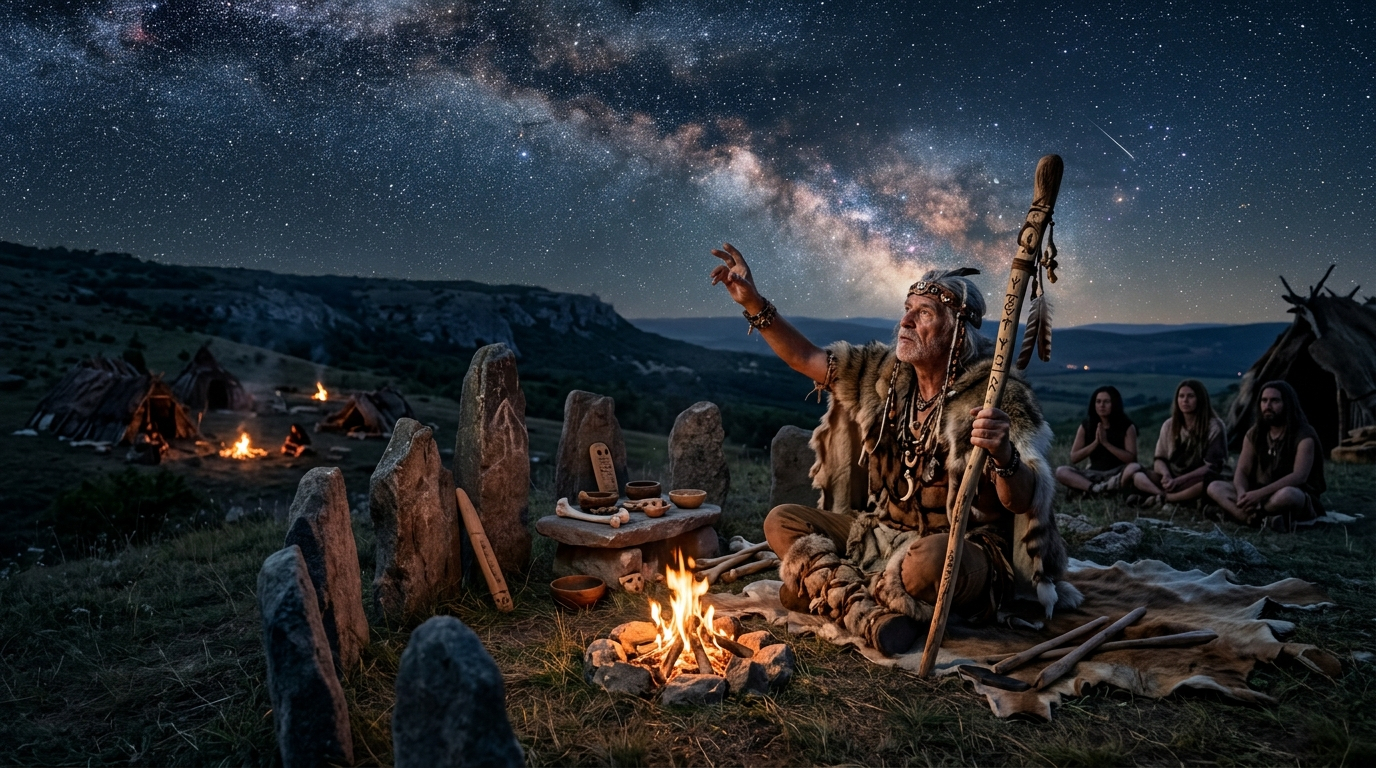 La astronomía en los primeros asentamientos humanos: hechiceros y chamanes