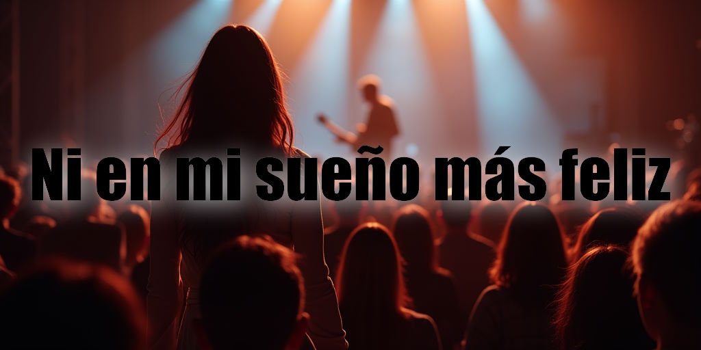 Ni en mi sueño más feliz