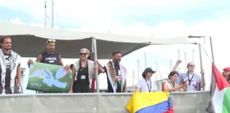 Celebrities disfrutando su minuto de gloria en la Flotilla de Gaza