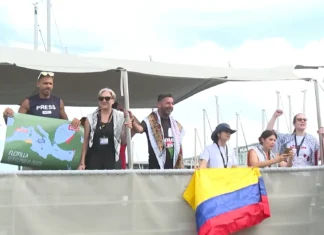 Celebrities disfrutando su minuto de gloria en la Flotilla de Gaza