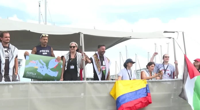 Celebrities disfrutando su minuto de gloria en la Flotilla de Gaza