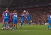 Gol del Liverpool para el 3-2 frente al Atlético de Madrid