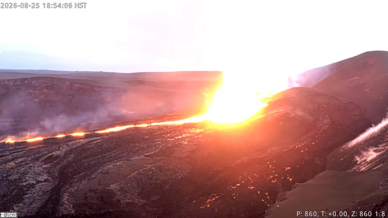 Webcam del volcán Kilauea