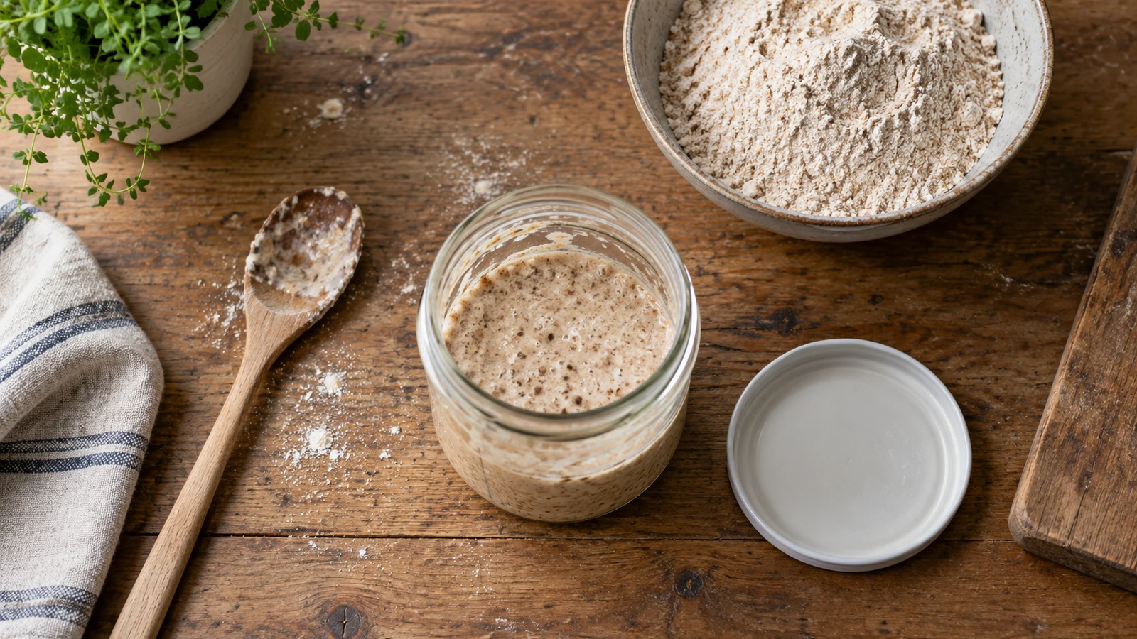 Crear masa madre