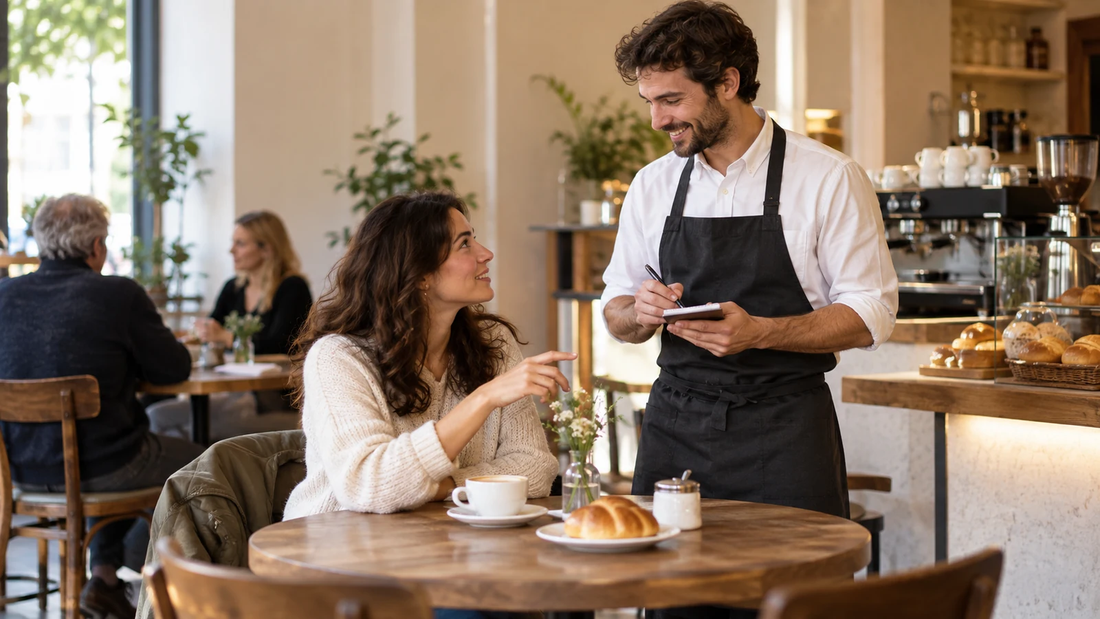 Pedir en cafetería