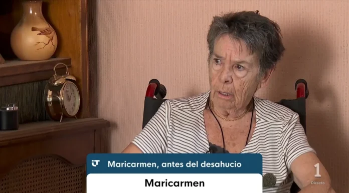 De Excalibur a Maricarmen Maricarmen en una entrevista a Televisión Española antes de que la desahuciaran