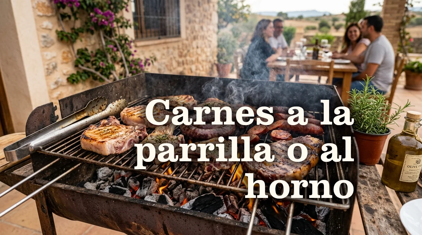 Carnes a la parrilla o al horno