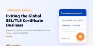 eMudhra, indios siendo indios Nota de prensa anunciando que eMudhra deja el negocio de los certificados