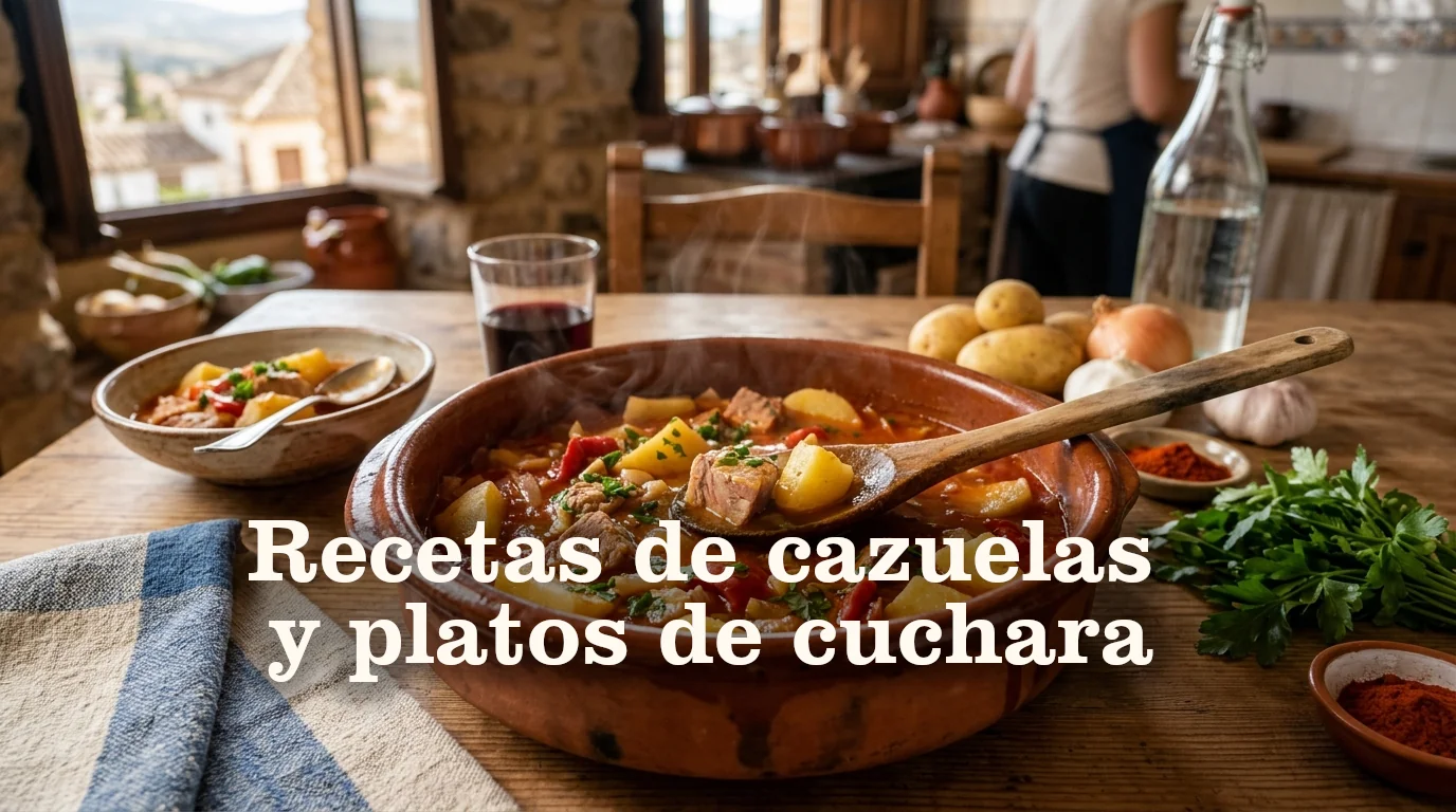 Recetas de cazuelas y platos de cuchara